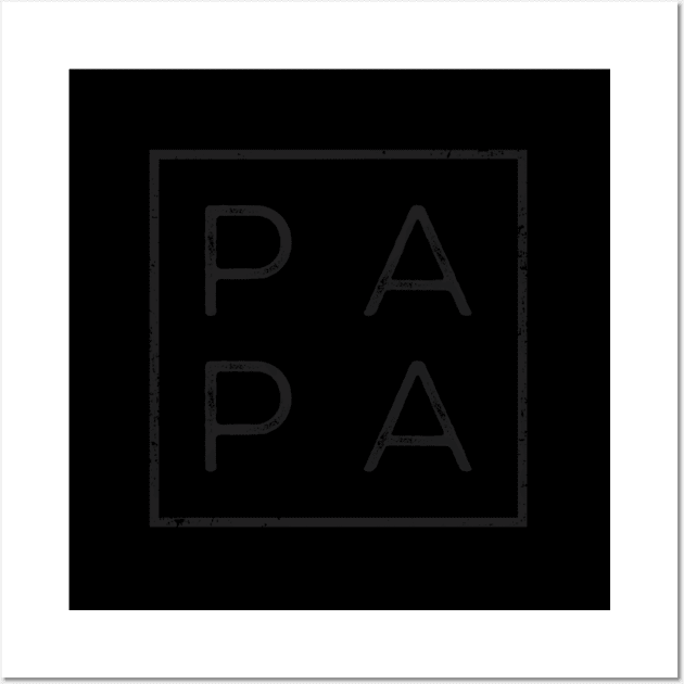 Papa Fathers Day For Dad Papa Grandpa Dada Wall Art by klei-nhanss